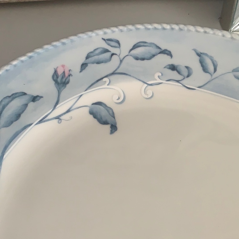 Lenox Swedish Lodge Swedish rose dinner plate blue - Picture 5 of 9